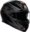 AGV K3 Helmet - Syth - Black/Red