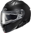 HJC i91 Modular Snow Helmet - Electric - Solid - Semi-Flat Black