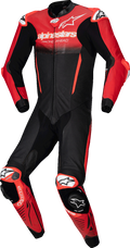 Black/Mid Red