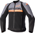 Dark Gray/Black/Orange Fluo