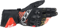 Alpinestars GP Tech v2 Gloves - Black/White/Fluo Red