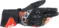 Alpinestars GP Tech V2 S Gloves - Black/White/Fluo Red
