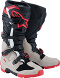 Black/Light Gray/Bright Red