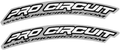 Pro Circuit Front Fender Decal - .Com - White