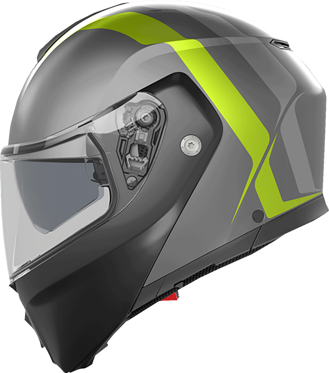 Streetmodular Helmet - Resia - Matte Gray/Black/Yellow Fluo - 2XL (1)