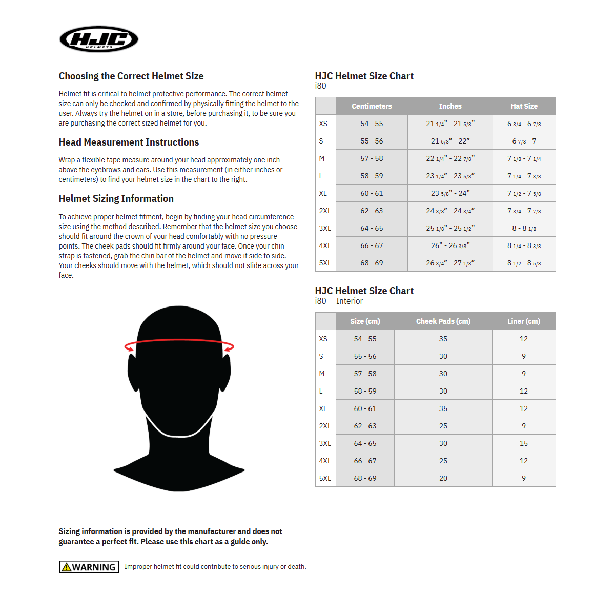 HJC i80 Modular Helmet - Solid - Black