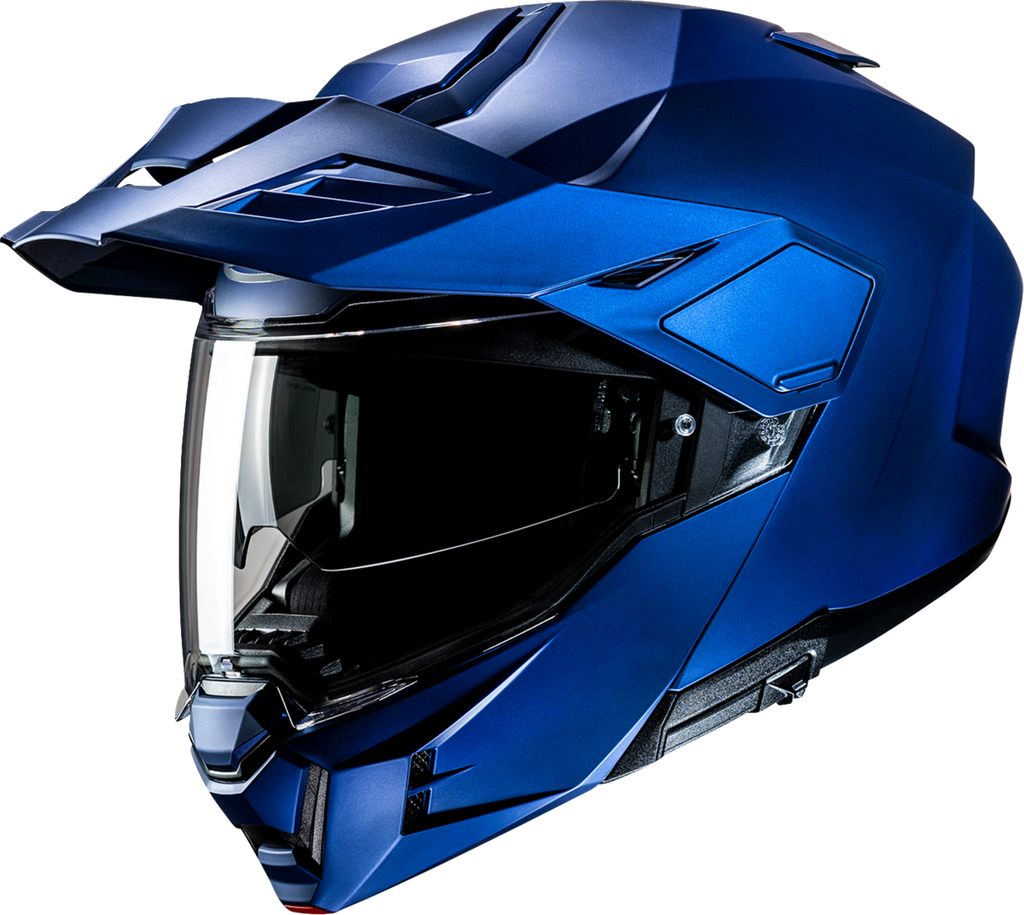i80 Modular Helmet - Solid - Semi-Flat Metallic Blue - Large (1)