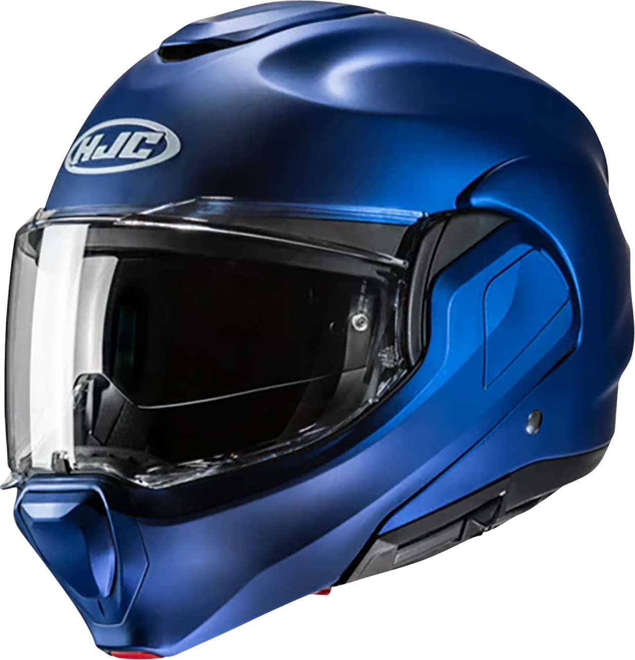 HJC F100 Modular Helmet - Solid - Semi-Flat Metallic Blue