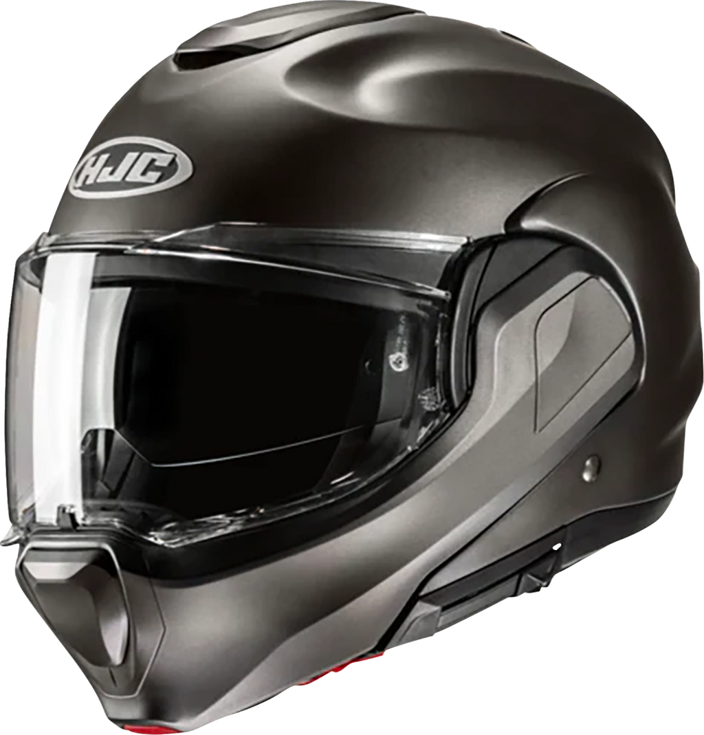 F100 Modular Helmet - Solid - Semi-Flat Titanium - Small (1)