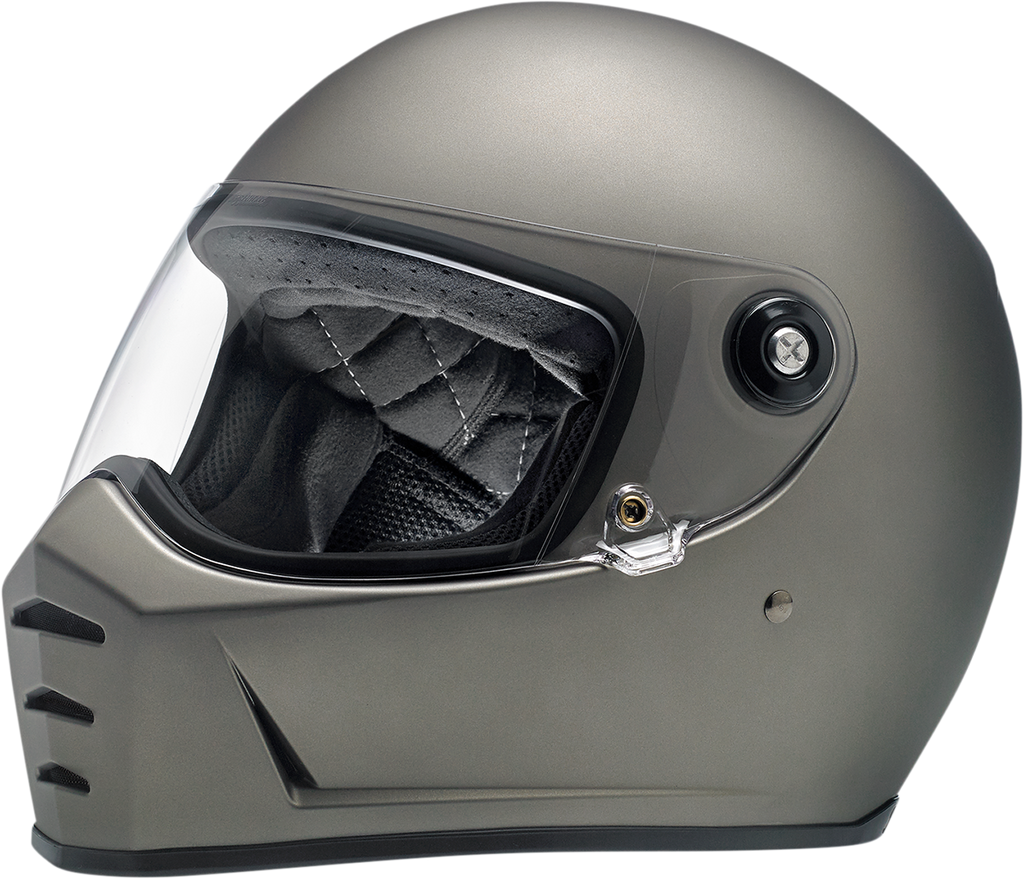 Biltwell Lane Splitter Helmet - Flat Titanium