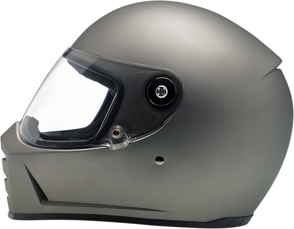 Biltwell Lane Splitter Helmet - Flat Titanium