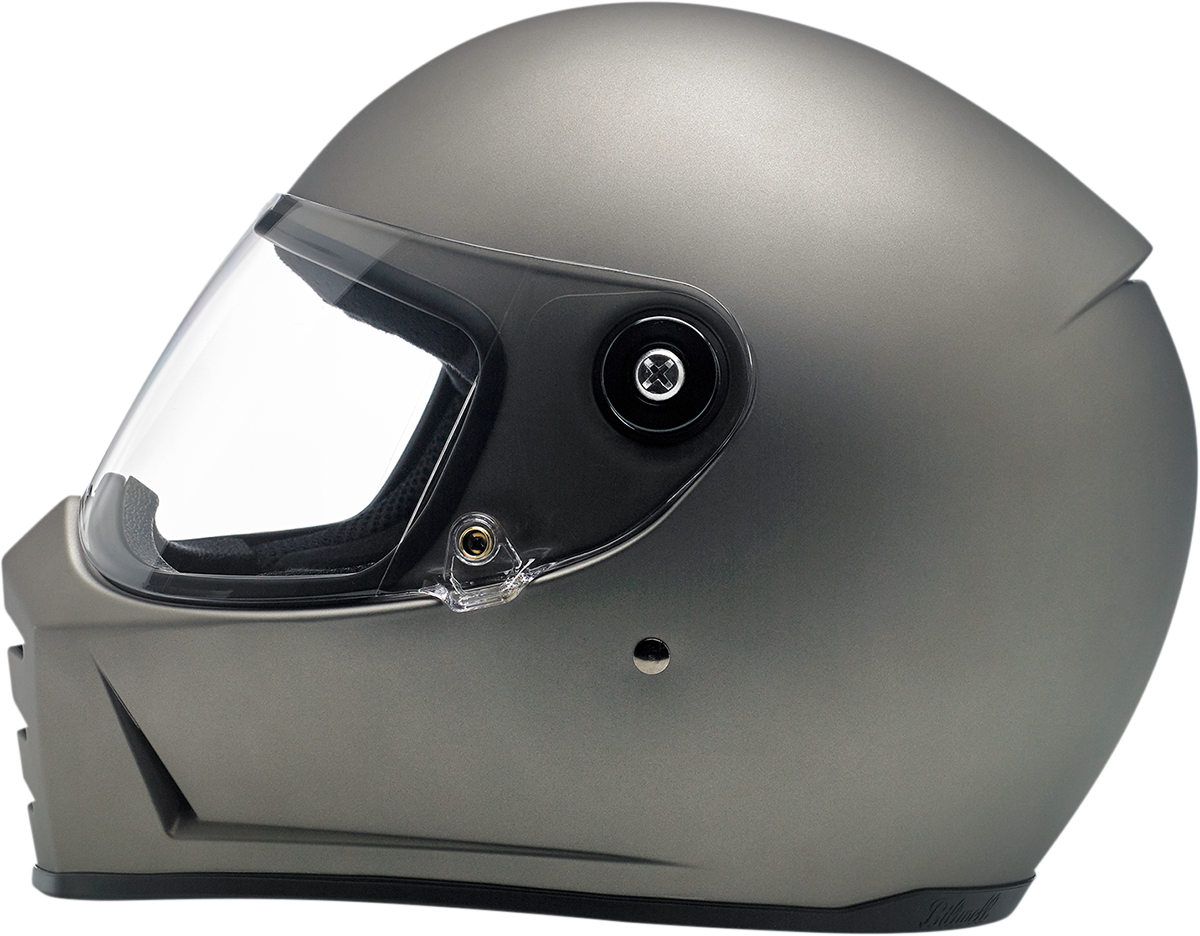 Biltwell Lane Splitter Helmet - Flat Titanium