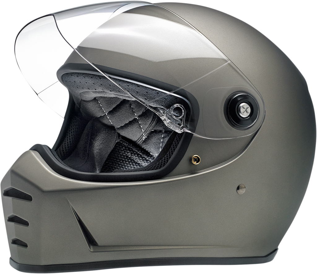 Biltwell Lane Splitter Helmet - Flat Titanium