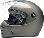 Biltwell Lane Splitter Helmet - Flat Titanium