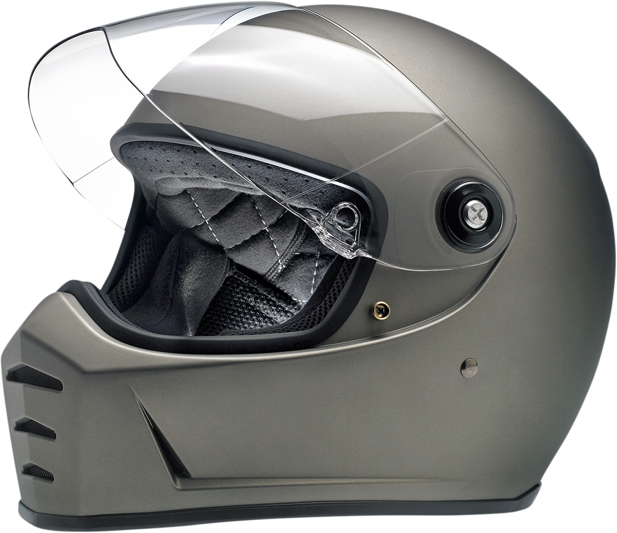 Biltwell Lane Splitter Helmet - Flat Titanium