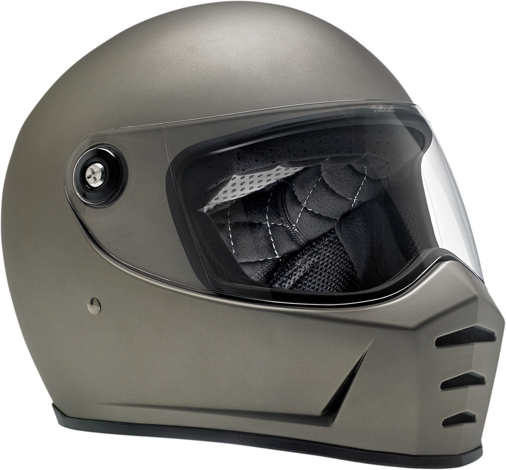 Biltwell Lane Splitter Helmet - Flat Titanium