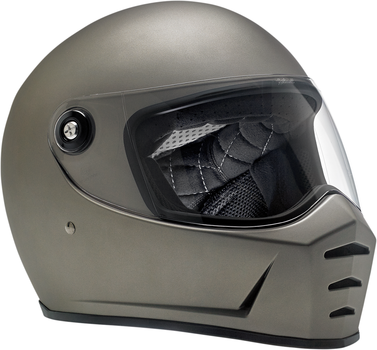 Biltwell Lane Splitter Helmet - Flat Titanium