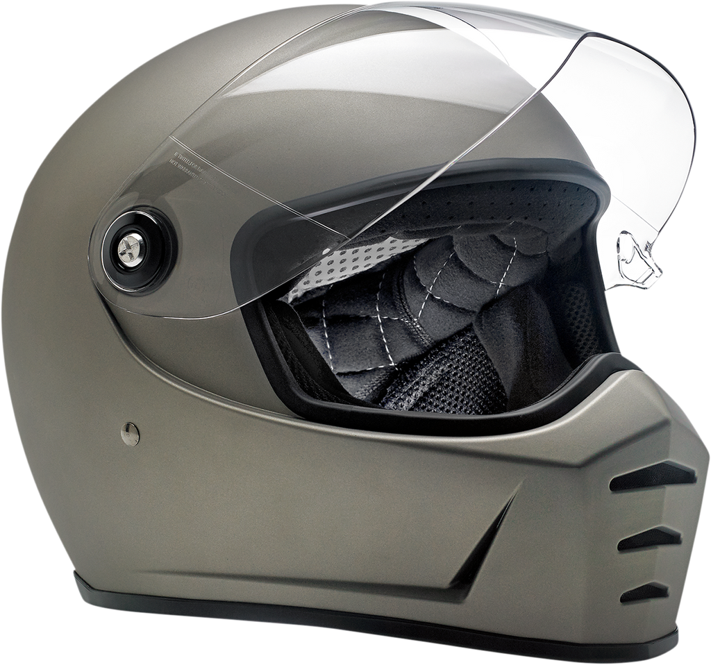 Biltwell Lane Splitter Helmet - Flat Titanium