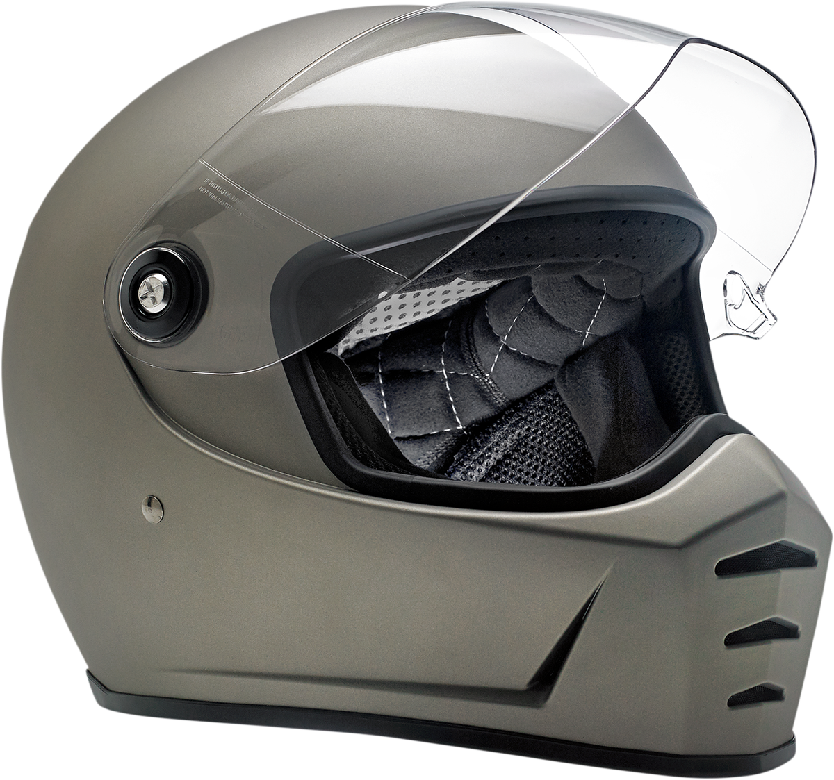 Biltwell Lane Splitter Helmet - Flat Titanium