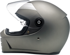 Biltwell Lane Splitter Helmet - Flat Titanium