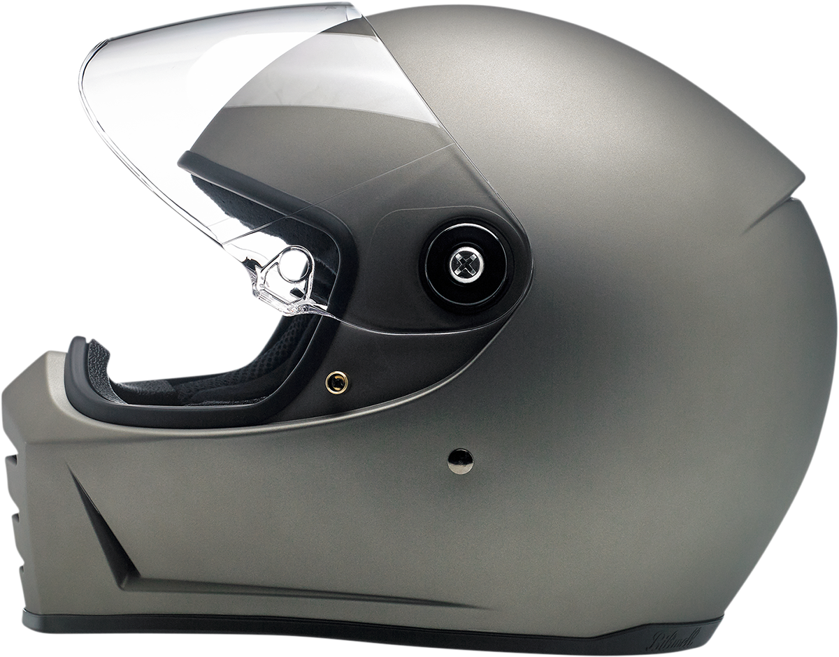 Biltwell Lane Splitter Helmet - Flat Titanium