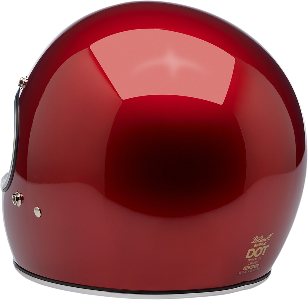 Biltwell Gringo Helmet - Metallic Cherry Red