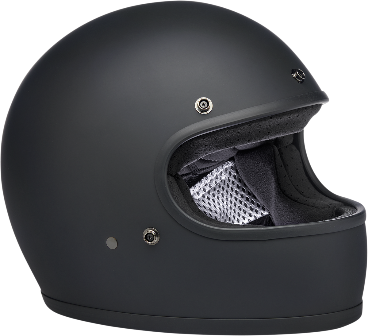 Biltwell Gringo Helmet - Flat Black Factory