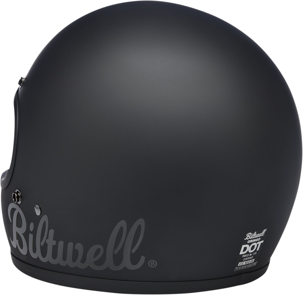Biltwell Gringo Helmet - Flat Black Factory
