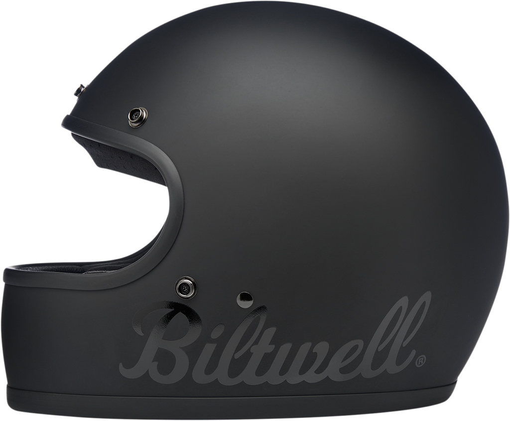 Biltwell Gringo Helmet - Flat Black Factory