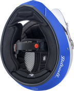 Biltwell Lane Splitter Helmet - Podium - Gloss Red/White/Blue