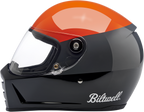 Biltwell Lane Splitter Helmet - Podium - Gloss Orange/Gray/Black