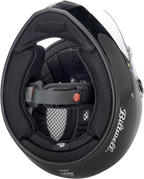 Biltwell Lane Splitter Helmet - Podium - Gloss Orange/Gray/Black