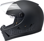 Biltwell Lane Splitter Helmet - Factory - Flat Black
