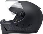 Biltwell Lane Splitter Helmet - Factory - Flat Black