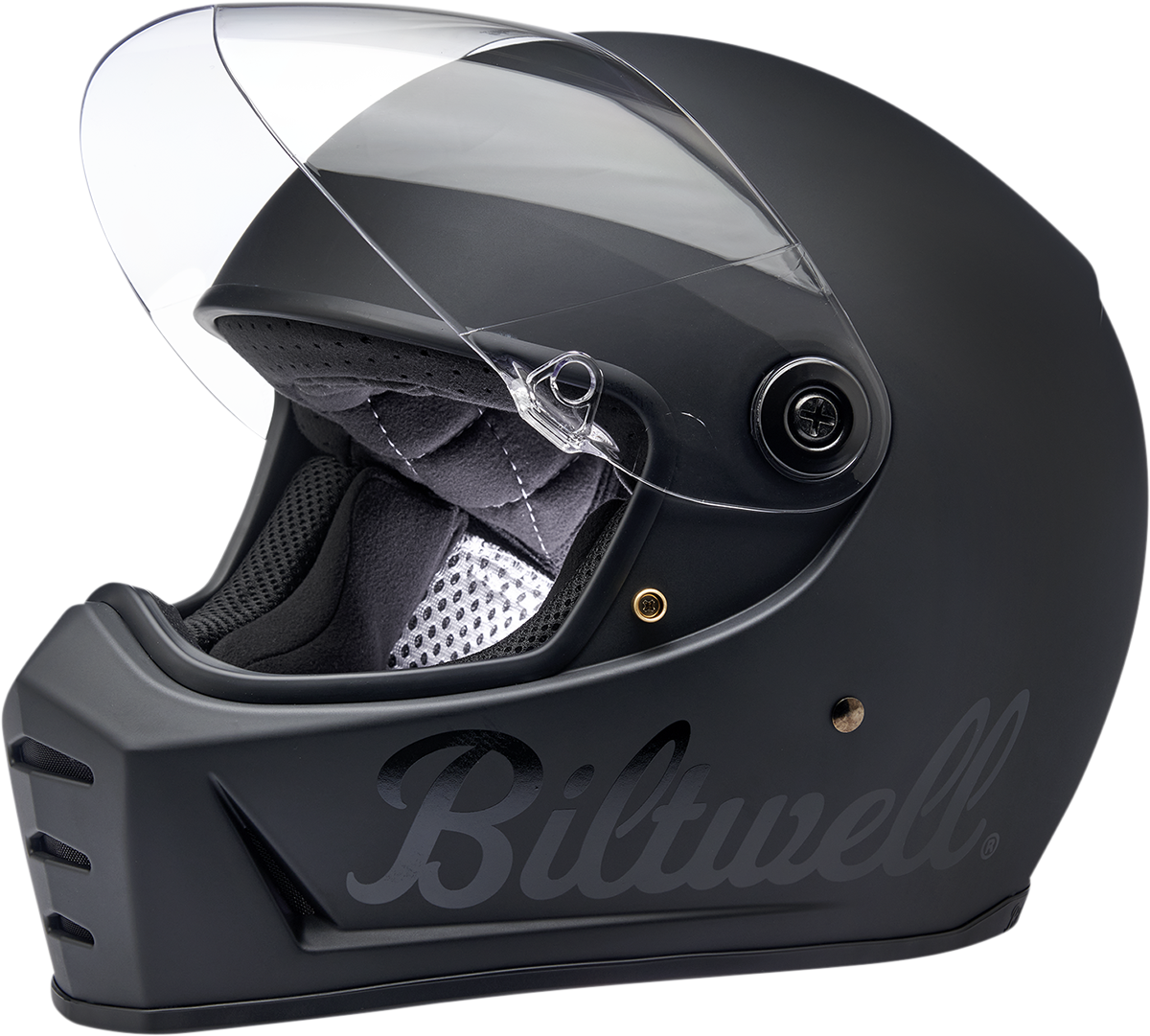 Biltwell Lane Splitter Helmet - Factory - Flat Black