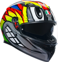 K3 Helmet - Birdy 2.0 - Gray/Yellow/Red - Small (1)