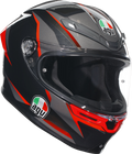 K6 S Helmet - Slashcut - Black/Gray/Red - 2XL (1)