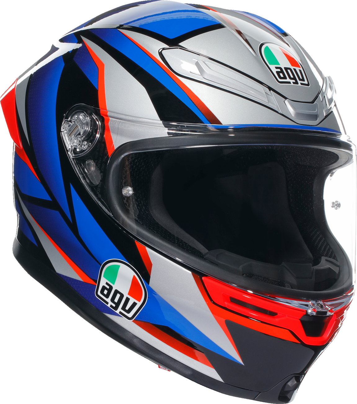K6 S Helmet - Slashcut - Black/Blue/Red - XL (1)