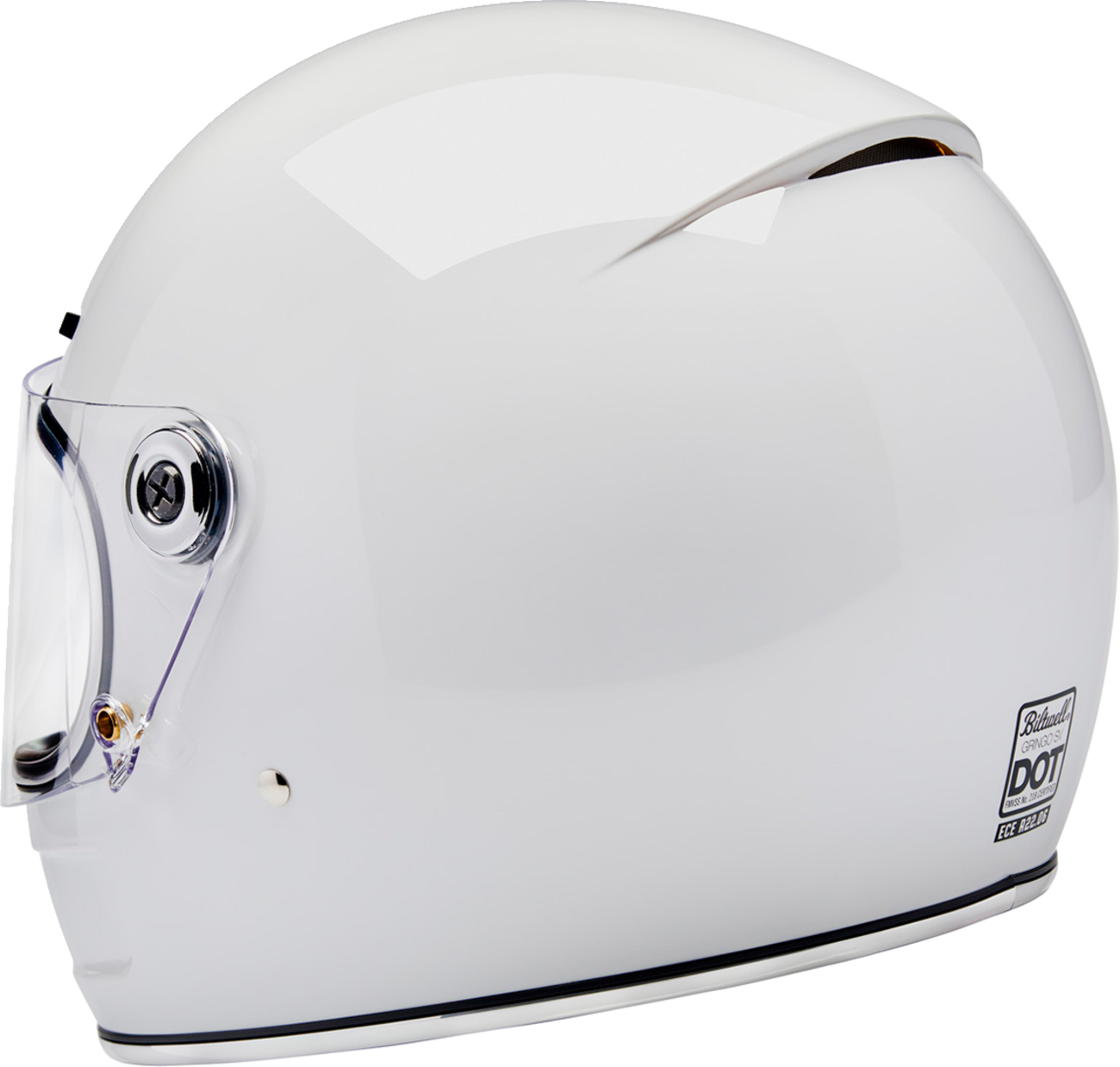 Biltwell Gringo Sv Gl Helmet - White