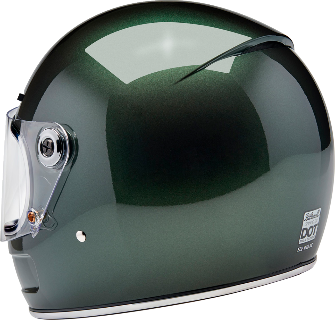 Biltwell Gringo Sv Green Helmet