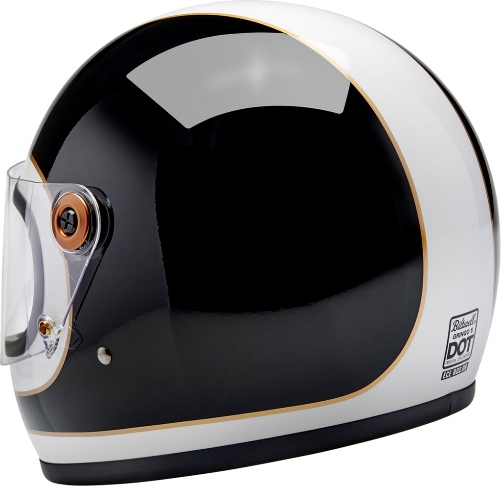 Biltwell Gringo S Helmet - White/Black