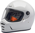 Biltwell Lanespltr Helmet - Gray White