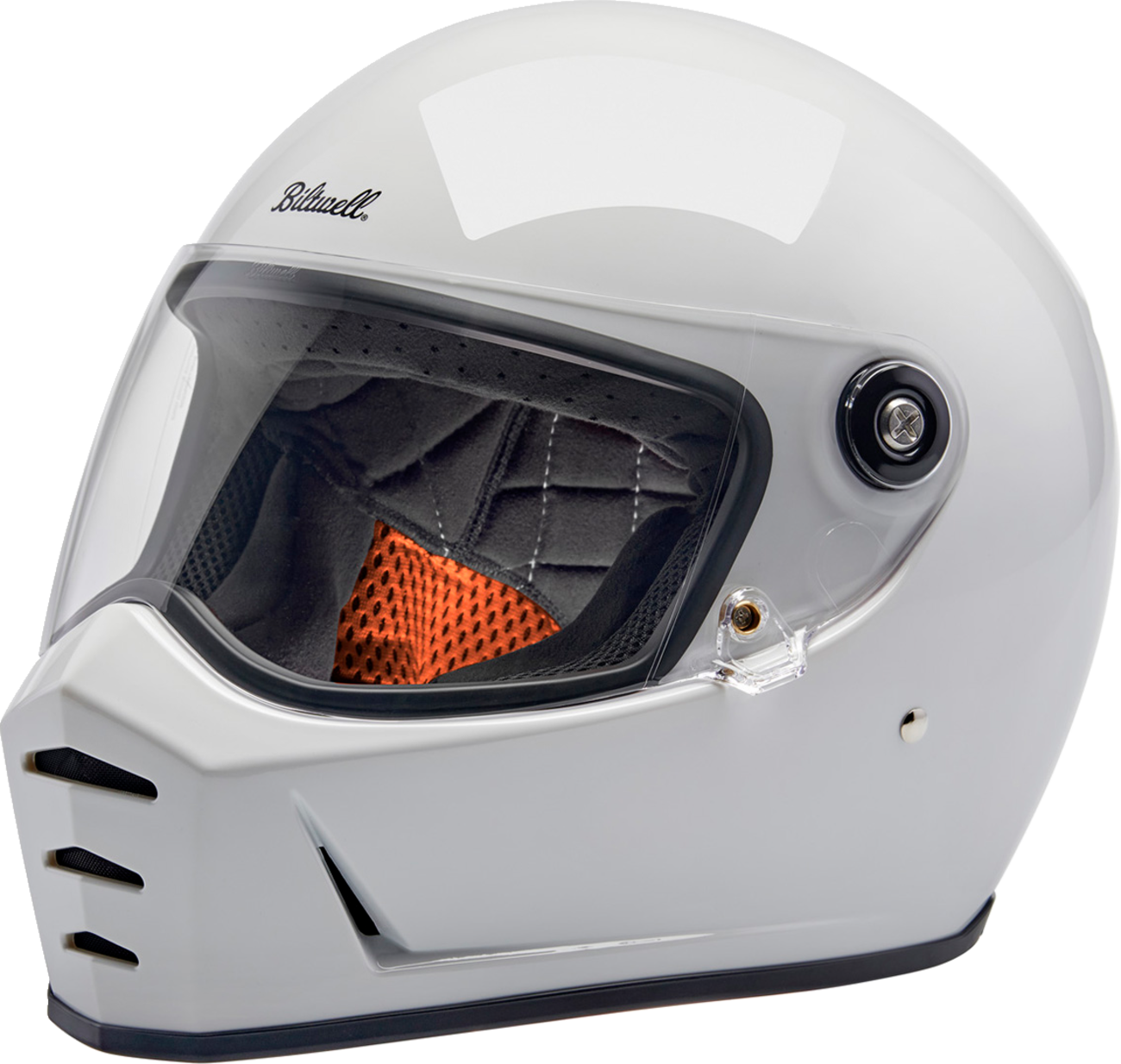 Biltwell Lanespltr Helmet - Gray White