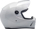 Biltwell Lanespltr Helmet - Gray White