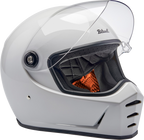 Biltwell Lanespltr Helmet - Gray White