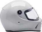 Biltwell Lanespltr Helmet - Gray White