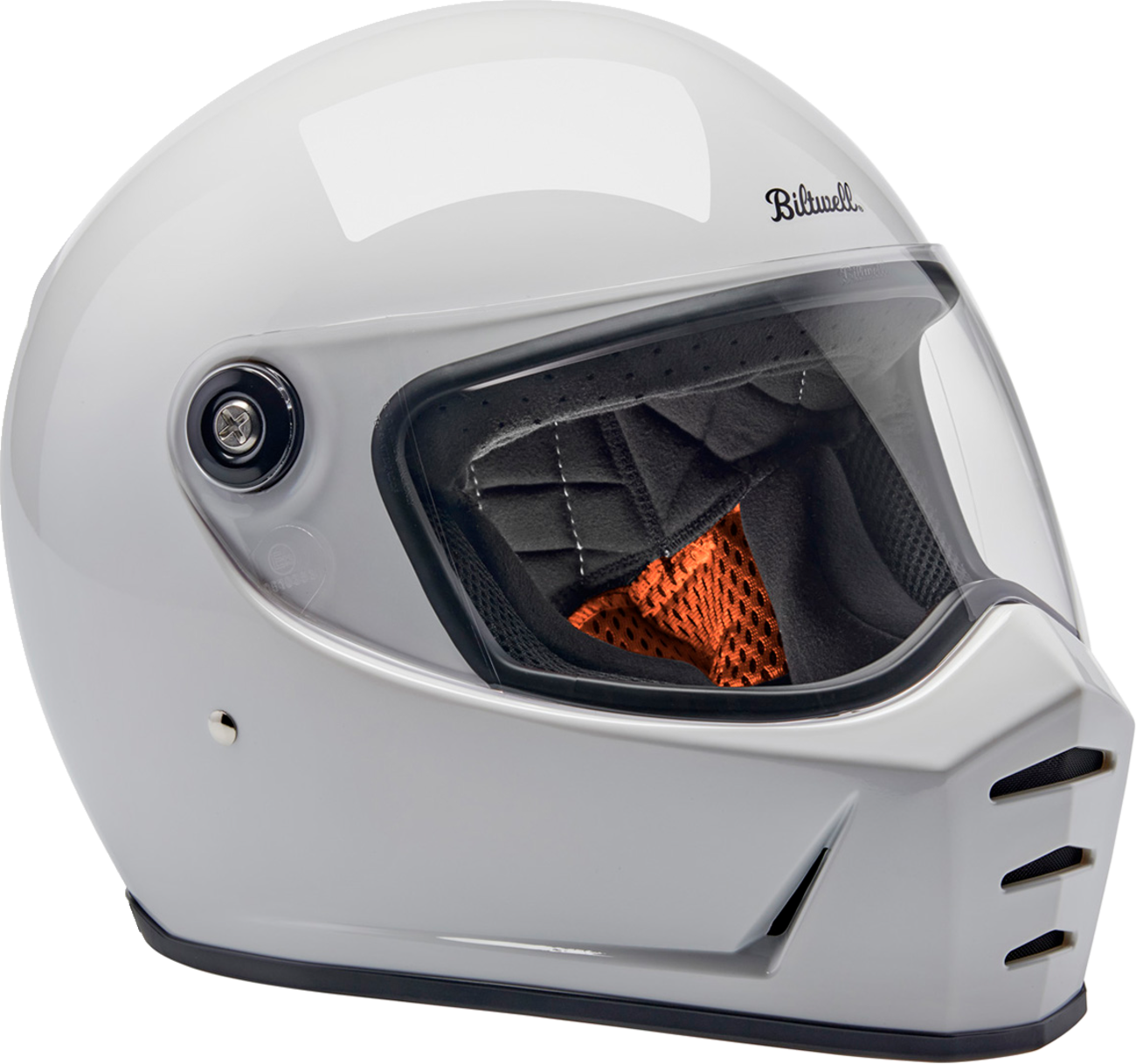 Biltwell Lanespltr Helmet - Gray White