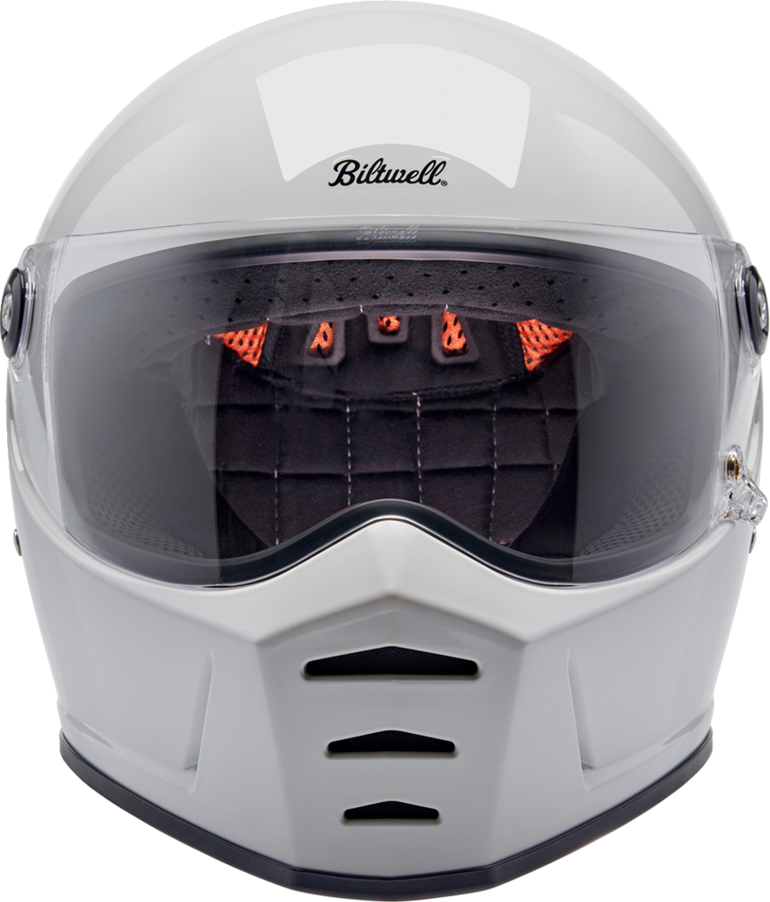 Biltwell Lanespltr Helmet - Gray White