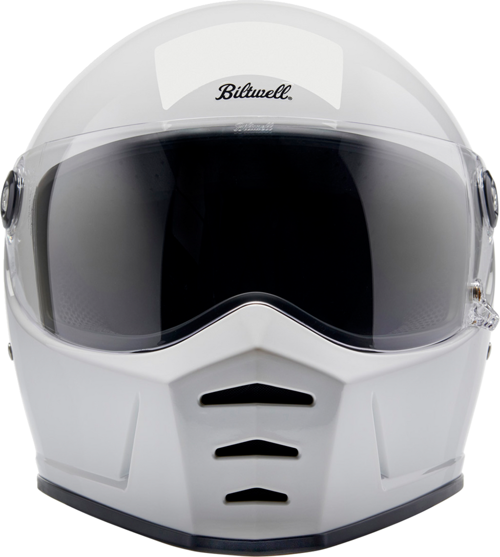 Biltwell Lanespltr Helmet - Gray White