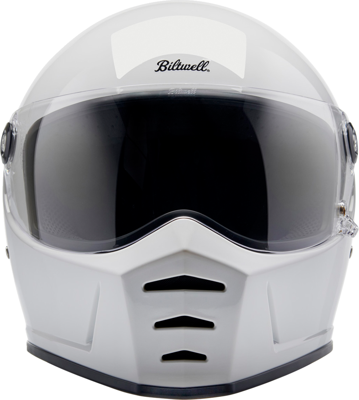 Biltwell Lanespltr Helmet - Gray White